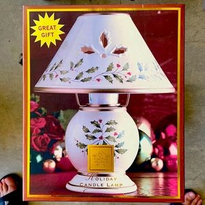 Lenox Holiday candle lamp